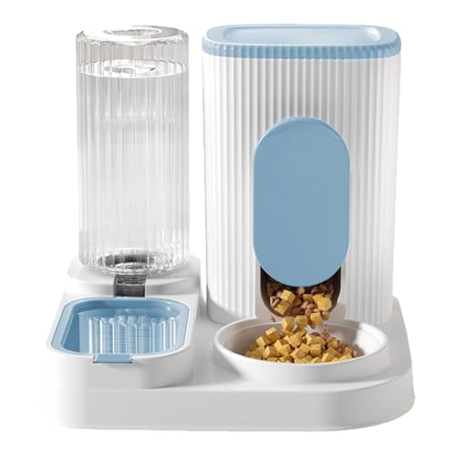 Automatischer Katzenfutterautomat, Auto Pet Feeder | Automatische Feeder -Katze Trockenfutter - Große Kapazität 2 In 1 Haustierversorgungen Mit Abnehmbarer Lebensmittelschale, Wasserschale von LearnLyrics