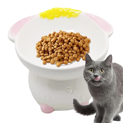 Erhöhter Katzennapf, Keramik, geneigt, Katzennapf, Haustiernapf, erhöht, Cartoon, hitzebeständig, multifunktional, für Zuhause, Haustiergeschäfte, Katzencafes, Bauernhaus Erhöhter Katzennapf, Keramik, geneigt, Katzennapf, Haustiernapf, erhöht, Cartoon, hitzebeständig, multifunktional, für Zuhause, Haustiergeschäfte, Katzencafes, Bauernhaus von LearnLyrics