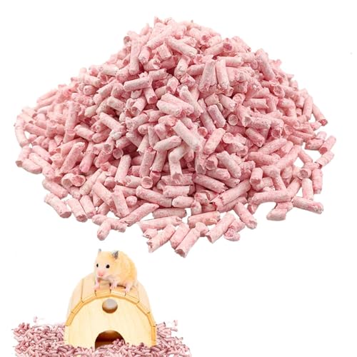 Hamster Bettwäsche - Buntes Papier Haustier Müll weiche Haustierbetten | Deodorisierende Papierfehler für Hamster, Kaninchen, Mäuse, Meerschweinchen, gemütliche wasserdichte Auskleidung für Tu von LearnLyrics