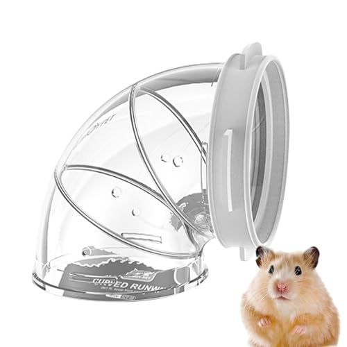 Hamstertunnel transparent | Hamsterkäfig, geräumiger und klarer Kunststoff, komplett transparent, Bär, spezielle Hamstervilla von LearnLyrics