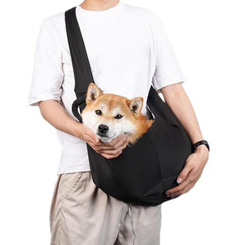 Haustier-Tragetasche, Haustier-Tragetasche mit verstellbarem Gurt, wendbare Schlinge, Hund für kleine Hunde für Reisen, Spaziergänge im Freien von LearnLyrics