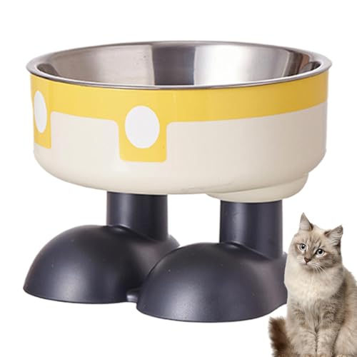 Hochhaus-Katzennapf, Erhöhte Katzennäpfe, Extra Breite Katzennäpfe - Keramischer Katzennapf 15,7cm Erhöhter Flacher Boden Katzennapf, Schnurrhaar-Ermüdung, Blei- Und Kadmiumfrei, Futternapf Katze, Hochhaus-Katzennapf, Erhöhte Katzennäpfe, Extra Breite Katzennäpfe - Keramischer Katzennapf 15,7cm Erhöhter Flacher Boden Katzennapf, Schnurrhaar-Ermüdung, Blei- Und Kadmiumfrei, Futternapf Katze, von LearnLyrics