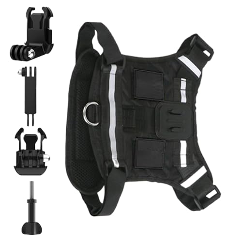 Hundegeschirr, weich, verstellbare Hundewestenhalterung, Brust- und Rückenfixierung mit Montagebasis, Kleintierzubehör für Abenteuer, tägliche Spaziergänge, Training Hundegeschirr, weich, verstellbare Hundewestenhalterung, Brust- und Rückenfixierung mit Montagebasis, Kleintierzubehör für Abenteuer, tägliche Spaziergänge, Training von LearnLyrics