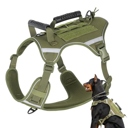 Hundegeschirr - Reflektierende Hundeweste - No Pull Hundeweste Walking Harness - Verschleißfestes Verstellbares Westengeschirr für Training & Outdoor zum Spazierengehen, Wandern Hundegeschirr - Reflektierende Hundeweste - No Pull Hundeweste Walking Harness - Verschleißfestes Verstellbares Westengeschirr für Training & Outdoor zum Spazierengehen, Wandern von LearnLyrics