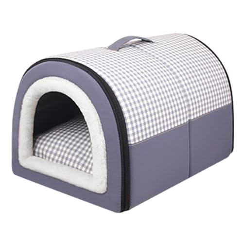 Hundehütte, halbgeschlossenes Haustier-Kätzchen, tragbares Hundebett, Haustier mit abnehmbarem Kissen, wasserdichtes Hundehausbett, keine Verformung, Katzenhauszelt für Kätzchen, Welpen, Häschen Hundehütte, halbgeschlossenes Haustier-Kätzchen, tragbares Hundebett, Haustier mit abnehmbarem Kissen, wasserdichtes Hundehausbett, keine Verformung, Katzenhauszelt für Kätzchen, Welpen, Häschen von LearnLyrics
