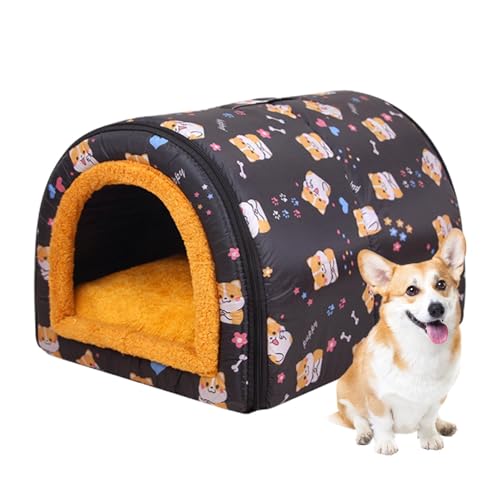 Hundehütte für den Außenbereich, wasserdicht, waschbar, rutschfest, Zubehör für Haustiere, mit abnehmbarem Pad und Griff, für mittelgroße Tiere Hundehütte für den Außenbereich, wasserdicht, waschbar, rutschfest, Zubehör für Haustiere, mit abnehmbarem Pad und Griff, für mittelgroße Tiere von LearnLyrics