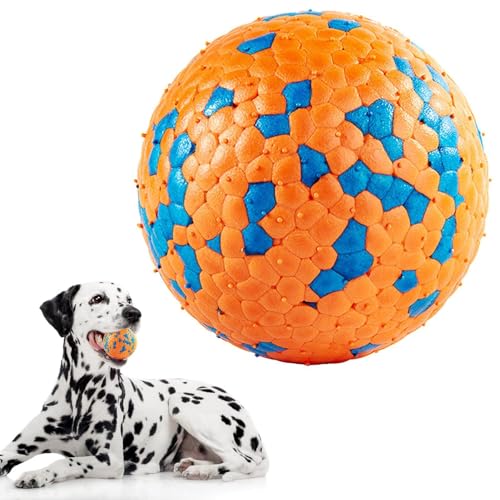 Hundespielzeug-Ball – Große Rassenbälle, zahnender Welpenball | Schwimmender Welpenkau-interaktives Apportierball, tragbares Zahnen für Hunde, Kauspielzeug für Hundeschwimmtraining Hundespielzeug-Ball – Große Rassenbälle, zahnender Welpenball | Schwimmender Welpenkau-interaktives Apportierball, tragbares Zahnen für Hunde, Kauspielzeug für Hundeschwimmtraining von LearnLyrics