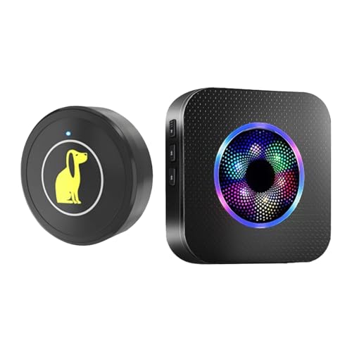 Hundetür Bell - Trainingsglocke für Haustiere, einfaches Kommunikationsinstrument | Einstellbares Hangsgurt, langlebige Jingle Bells Design, Innen -Töpfchen -Trainingszubehör, bequemes Hausgebrauchsge von LearnLyrics