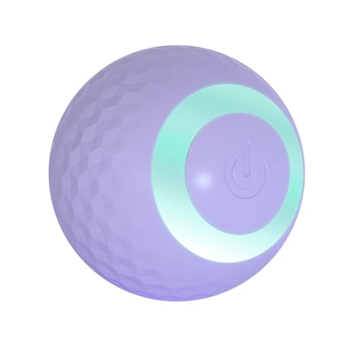 Interaktives Rolling Dog Ball Toy - Bewegung aktiviert, selbst bewegendes Haustierspielzeug für kleine und mittlere Hunde | Unterhaltsame Übung & Spiele, langlebiges ungiftiges Material, batteriebetri von LearnLyrics