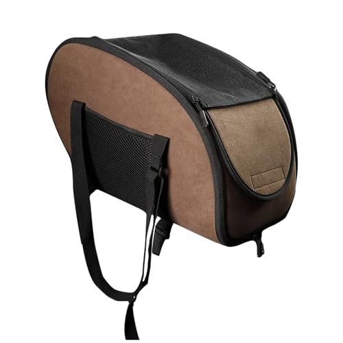 Katzen-Autositz | Hundearmlehne Autositz mit Sicherheitsgurt – waschbare Welpen- und Katzen-Reisebox für Autofahren, Roadtrip, tägliches Pendeln im Freien von LearnLyrics