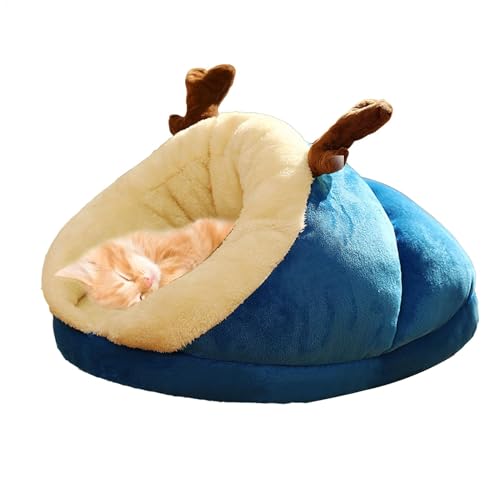 Katzen-Schlafsack – Indoor-Haustier-Ruhepfosten, Kätzchenbetten, verdickter Haustierschlafsack, Winter-Katzenhaus; Mehrzweck-Katzenhaus; warmes Höhlennest, weiches Katzenhaus für kleine Katzen-Schlafsack – Indoor-Haustier-Ruhepfosten, Kätzchenbetten, verdickter Haustierschlafsack, Winter-Katzenhaus; Mehrzweck-Katzenhaus; warmes Höhlennest, weiches Katzenhaus für kleine von LearnLyrics