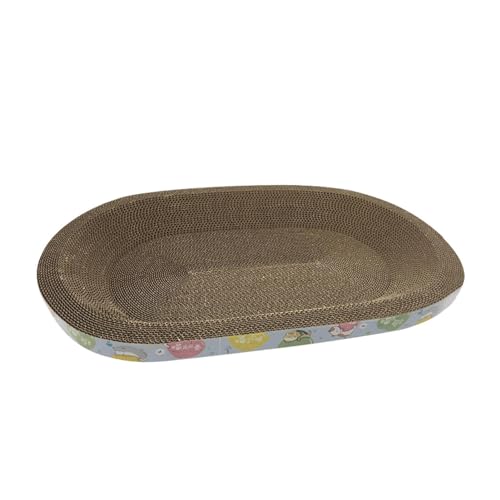 Katzenkratzbett, 2 in 1 ovale Katzenkratzmatte, bequeme Katzen-Couch-Kratzmatte, Katzenkratzer mit Anti-Fall-Kanten, Katzenkratzbrett für gesunde Kratzgewohnheiten Katzenkratzbett, 2 in 1 ovale Katzenkratzmatte, bequeme Katzen-Couch-Kratzmatte, Katzenkratzer mit Anti-Fall-Kanten, Katzenkratzbrett für gesunde Kratzgewohnheiten von LearnLyrics