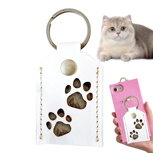 Keeting Keechain KeepSake – Haar-Anhänger, Gedenkmarke, Miniatur-Erinnerungsmarke, personalisierter Aufbewahrungsanhänger mit Foto, Platz für Kätzchen- oder Welpenhaare von LearnLyrics