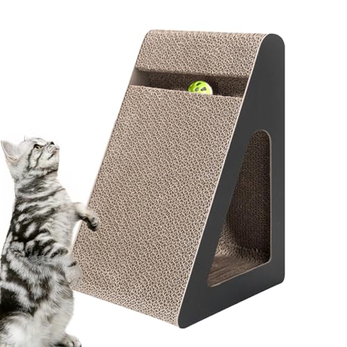 Kratzmatte für Katzen – gewellte Kratzmatte, Katzenmöbelschutz, natürliches Kratzbrett, langlebiges Kratzbrett, umweltfreundliche Katzenaktivitätspad, perfektes Haustierzubehör für Hauskatzen von LearnLyrics