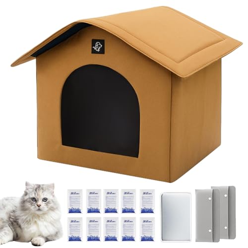 Kühlhaus für Katzen, Zelt für Kätzchen – isolierter Unterschlupf für Hunde und Katzen von LearnLyrics