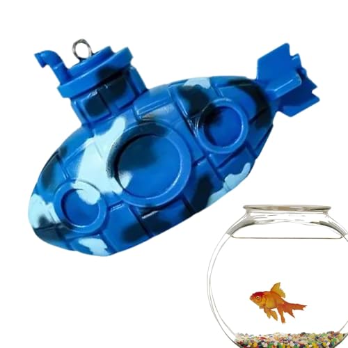 LearnLyrics Aquarium-Spielzeug für Fische, Aquarium-Dekoration, Retro-U-Boot-Spielzeug, Garnelen-Verstecke, schwimmende Aquarium-Dekorationen, Betta-Höhle für Goldfisch-Einsiedler LearnLyrics Aquarium-Spielzeug für Fische, Aquarium-Dekoration, Retro-U-Boot-Spielzeug, Garnelen-Verstecke, schwimmende Aquarium-Dekorationen, Betta-Höhle für Goldfisch-Einsiedler von LearnLyrics