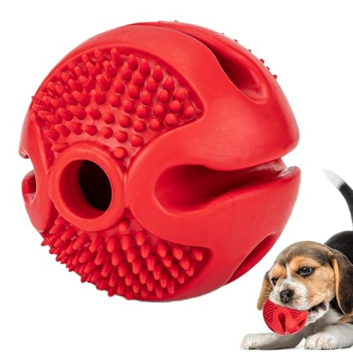 LearnLyrics Futterball für Hunde, für Hunde, interaktiver Ball mit langsamer Fütterung aus Gummi für Hunde | Rollball für Hunde, Leckerli-Spender, Spielzeug LearnLyrics Futterball für Hunde, für Hunde, interaktiver Ball mit langsamer Fütterung aus Gummi für Hunde | Rollball für Hunde, Leckerli-Spender, Spielzeug von LearnLyrics