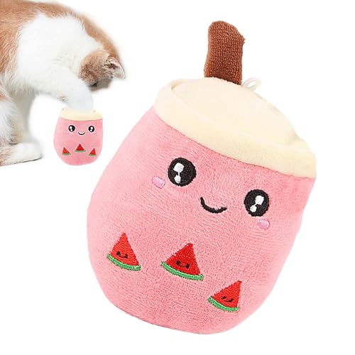 LearnLyrics Haustier-Plüschspielzeug, Stofftier-Hundespielzeug | Weiches Bubble Tea Stofftier-Plüschkissen,Niedliches Kuscheltier, Cartoon-Umarmungskissen für Hund und Katze, Komfort und Spiel LearnLyrics Haustier-Plüschspielzeug, Stofftier-Hundespielzeug | Weiches Bubble Tea Stofftier-Plüschkissen,Niedliches Kuscheltier, Cartoon-Umarmungskissen für Hund und Katze, Komfort und Spiel von LearnLyrics