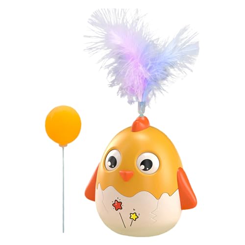 LearnLyrics Interaktives Katzenspielzeug, stimulierendes Katzenspielzeug mit Ball und Federstock | spielerisches Zubehör gegen Langeweile mit Glöckchen zur Stimulierung der körperlichen Aktivität LearnLyrics Interaktives Katzenspielzeug, stimulierendes Katzenspielzeug mit Ball und Federstock | spielerisches Zubehör gegen Langeweile mit Glöckchen zur Stimulierung der körperlichen Aktivität von LearnLyrics