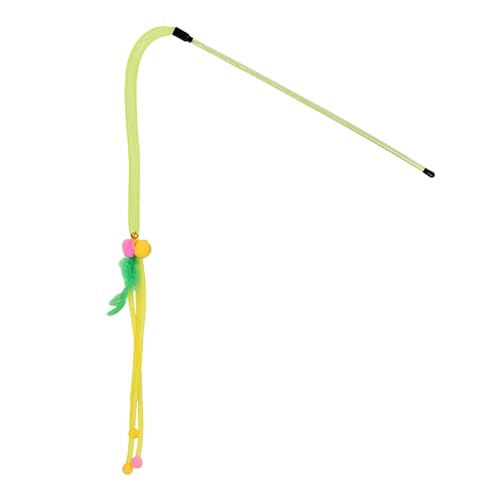 LearnLyrics Katzenangel-Spielzeug – Interaktives Kätzchen-Spielzeug mit Glocken, Federstab, Katzenangeln, Stab für Kätzchen, Katzen, Bewegung und Spaß LearnLyrics Katzenangel-Spielzeug – Interaktives Kätzchen-Spielzeug mit Glocken, Federstab, Katzenangeln, Stab für Kätzchen, Katzen, Bewegung und Spaß von LearnLyrics