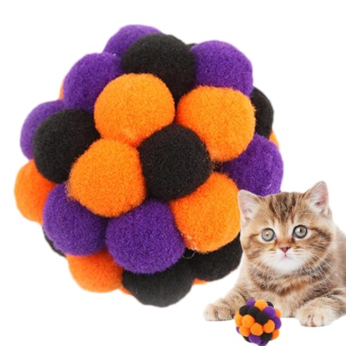 LearnLyrics Katzenspielzeug-Bälle, Katzen-Pom-Pom-Bälle-Spielzeug | Haustier-Katzenspielzeugball,Bissfester interaktiver Plüschspielzeugball, Jagdspielzeugbälle für kleine Katzen im Innenbereich LearnLyrics Katzenspielzeug-Bälle, Katzen-Pom-Pom-Bälle-Spielzeug | Haustier-Katzenspielzeugball,Bissfester interaktiver Plüschspielzeugball, Jagdspielzeugbälle für kleine Katzen im Innenbereich von LearnLyrics
