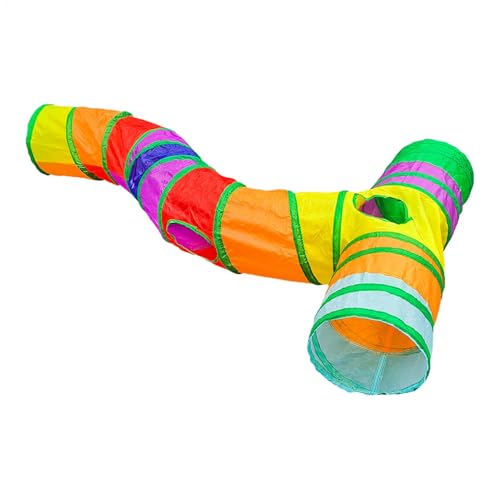 LearnLyrics Katzentunnel für Wohnungskatzen, Katzenröhren und Tunnel - T-förmiges Katzen-Track-Spielzeug, Katzen-Spieltunnel, Haustier-Katzenspielzeug | Kleintiertunnel, tragbar, interaktives LearnLyrics Katzentunnel für Wohnungskatzen, Katzenröhren und Tunnel - T-förmiges Katzen-Track-Spielzeug, Katzen-Spieltunnel, Haustier-Katzenspielzeug | Kleintiertunnel, tragbar, interaktives von LearnLyrics