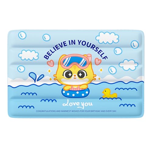 LearnLyrics Kühlkissen für Hunde, Kühlmatte für Hunde, Eismatte, Cool-Pad für Hunde – wasserdichtes Kissen, waschbar, Katzenbett, tragbare Decke, rutschfest LearnLyrics Kühlkissen für Hunde, Kühlmatte für Hunde, Eismatte, Cool-Pad für Hunde – wasserdichtes Kissen, waschbar, Katzenbett, tragbare Decke, rutschfest von LearnLyrics