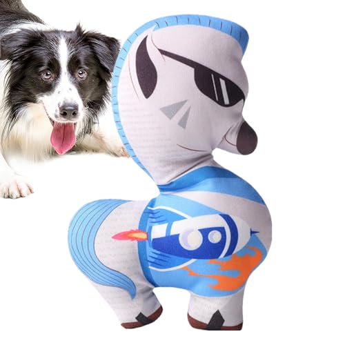 LearnLyrics Plüschspielzeug für Hunde, Plüschspielzeug für Hunde in Form eines quietschenden Pferdes, für aggressive Kauer, weiches Hundespielzeug LearnLyrics Plüschspielzeug für Hunde, Plüschspielzeug für Hunde in Form eines quietschenden Pferdes, für aggressive Kauer, weiches Hundespielzeug von LearnLyrics