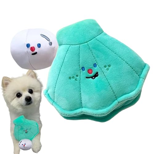 LearnLyrics Plüschtier für Hunde,Gefülltes Hundespielzeug - Interaktives Trainingsspielzeug zum Spielen mit Haustieren | Muschelperlenförmiges Hundeplüschtier für Hinterhof, Rasen, Haustierhaus, LearnLyrics Plüschtier für Hunde,Gefülltes Hundespielzeug - Interaktives Trainingsspielzeug zum Spielen mit Haustieren | Muschelperlenförmiges Hundeplüschtier für Hinterhof, Rasen, Haustierhaus, von LearnLyrics
