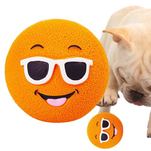 LearnLyrics Quietschendes Hundespielzeug aus Latex, Sportbälle, interaktives Spielzeug mit lustigem Gesicht – interaktive Quietschbälle, Quietschendes Kauspielzeug, quietschendes Latex LearnLyrics Quietschendes Hundespielzeug aus Latex, Sportbälle, interaktives Spielzeug mit lustigem Gesicht – interaktive Quietschbälle, Quietschendes Kauspielzeug, quietschendes Latex von LearnLyrics