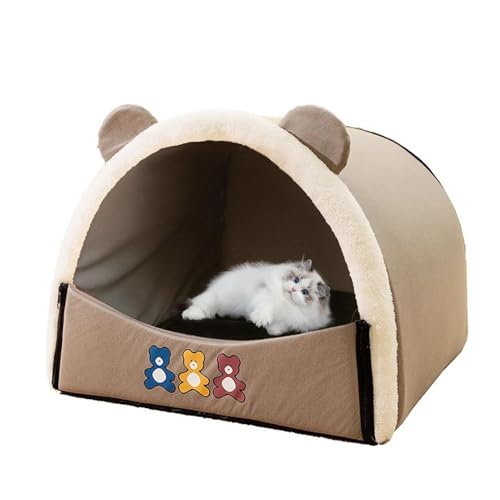 LearnLyrics Schlafbett für Katzen, Katzenbett für Katzen im Innenbereich | isolierte Hundehütte in Bärenform, Zwinger-Hundebett für Cartoon-Hunde, isoliert, warm und weich LearnLyrics Schlafbett für Katzen, Katzenbett für Katzen im Innenbereich | isolierte Hundehütte in Bärenform, Zwinger-Hundebett für Cartoon-Hunde, isoliert, warm und weich von LearnLyrics