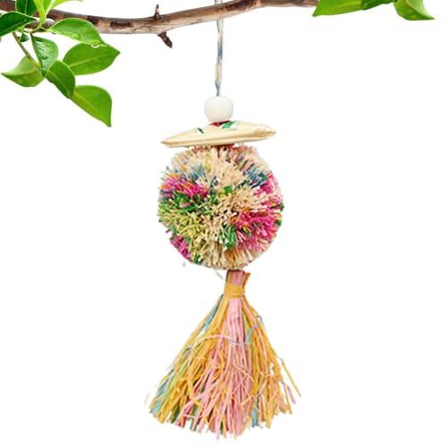 LearnLyrics Spielzeug Vogel der Kugel der Kugeln, Shredder Bird Ball Spielzeug – Spielzeug Interrot | Bird Fun Fourting Balls Käfige Zubehör von LearnLyrics