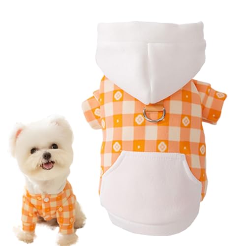 LearnLyrics Sweatshirt für Hunde | Warmer, weicher Hunde-Kapuzenpullover, bequemer Haustierpullover mit Seilschnalle für Welpen, Hunde, Chihuahua LearnLyrics Sweatshirt für Hunde | Warmer, weicher Hunde-Kapuzenpullover, bequemer Haustierpullover mit Seilschnalle für Welpen, Hunde, Chihuahua von LearnLyrics