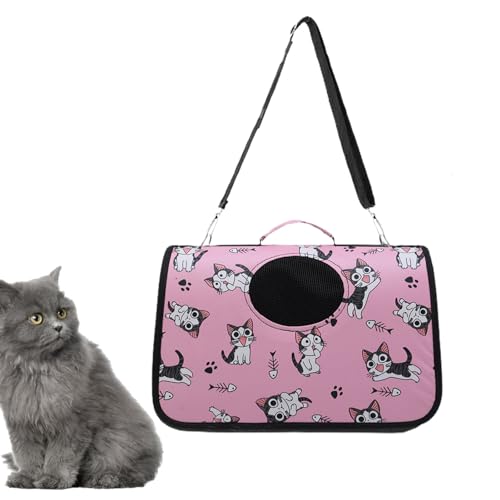 LearnLyrics Transporttasche für Katzen, Transporttasche für Haustiere – leichte und wasserdichte Transporttasche für Haustiere, atmungsaktives Reisezubehör für Haustiere LearnLyrics Transporttasche für Katzen, Transporttasche für Haustiere – leichte und wasserdichte Transporttasche für Haustiere, atmungsaktives Reisezubehör für Haustiere von LearnLyrics