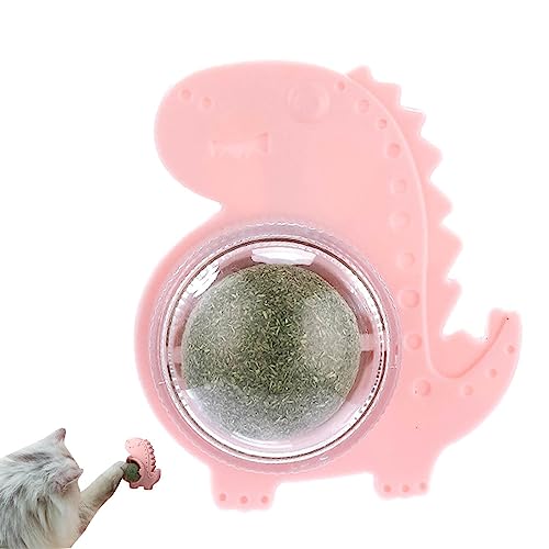 LearnLyrics Wandspielzeug mit Katze | Wandhalter für Katzenrolle - Wandspielzeug mit Dinosaurierkugel zum Lecken von Katzen und Zähnen LearnLyrics Wandspielzeug mit Katze | Wandhalter für Katzenrolle - Wandspielzeug mit Dinosaurierkugel zum Lecken von Katzen und Zähnen von LearnLyrics