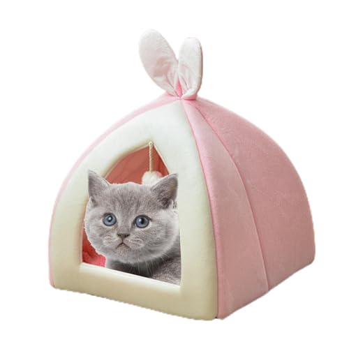 Schlafhöhle, Kaninchenohrenform, Katzenhöhle aus Filz, Katzenversteck mit Katzenball, bequemes Kätzchenhaus, Plüsch-Kätzchennest-Höhle für Katzen, Hunde, Welpen, Meerschweinchen Schlafhöhle, Kaninchenohrenform, Katzenhöhle aus Filz, Katzenversteck mit Katzenball, bequemes Kätzchenhaus, Plüsch-Kätzchennest-Höhle für Katzen, Hunde, Welpen, Meerschweinchen von LearnLyrics