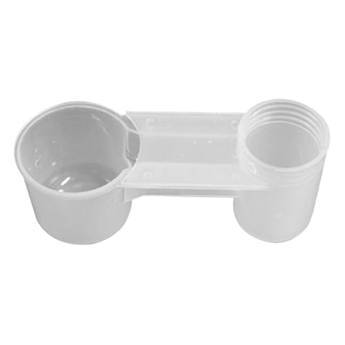 Soda Pop Trinkflasche Cup - Trinker Feeder Wasserclip für Papageien - Sicher Spritzwassergeschützt Transparent Wissenschaftliches Design Gerät für Tauben Huhn Küken von LearnLyrics