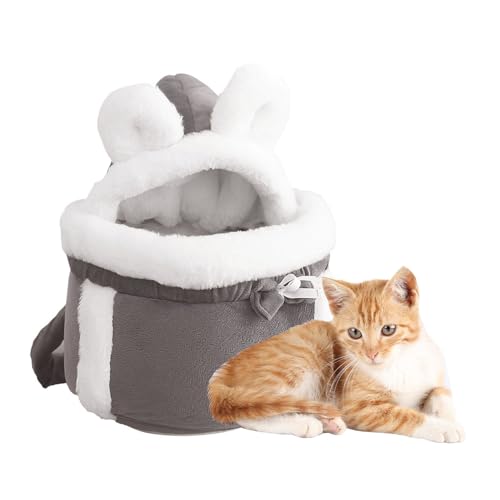 Tragbare Tragetasche für Haustiere | Doppeltes Taschendesign, bequemes Packung, bequeme Transporttasche für Katzen, verstellbare Katzentasche, für kleine Chie von LearnLyrics