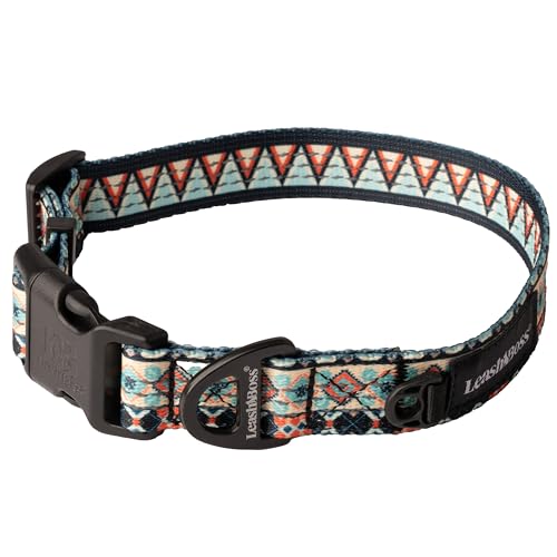 Leashboss gemustertes reflektierendes Hundehalsband, Muster-Kollektion, buntes Hundehalsband mit dreifachen Reflexionsfäden für kleine, mittelgroße und große Hunde Leashboss gemustertes reflektierendes Hundehalsband, Muster-Kollektion, buntes Hundehalsband mit dreifachen Reflexionsfäden für kleine, mittelgroße und große Hunde von Leash Boss