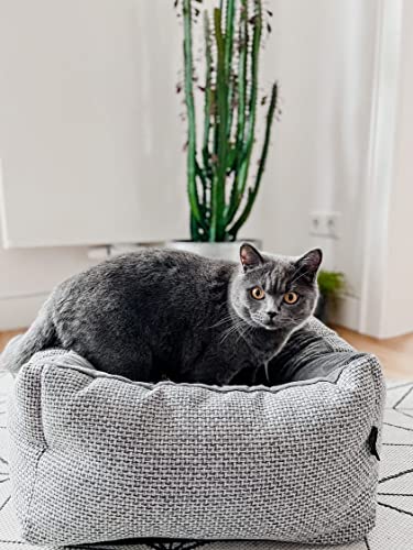 Lebon - Celine Plus - Katzenbett/Hundebett - Orthopädisch - Deluxe Kuschelweich - Made IN EU von Lebon