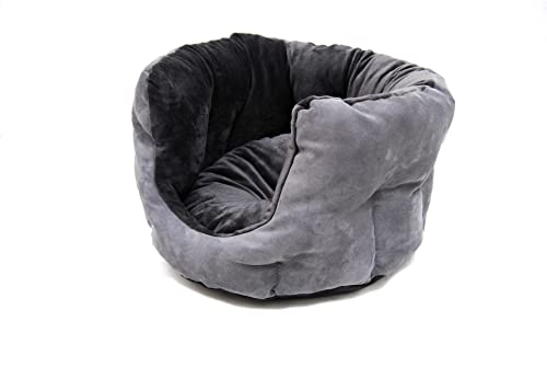 Lebon - Valentin - Kuscheliges Katzenbett Hundebett - Grau - Made IN EU von Lebon