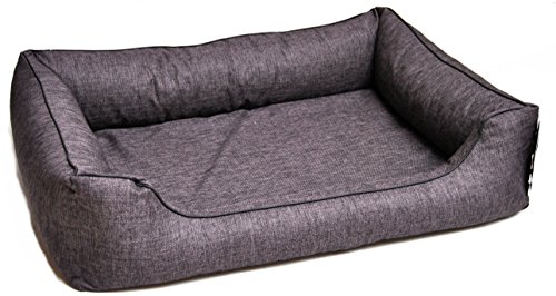 Lebon - Hundebett Lino - 3 Größen- Waschbar mit Reißverschluss - Made IN EU (M) von Lebon