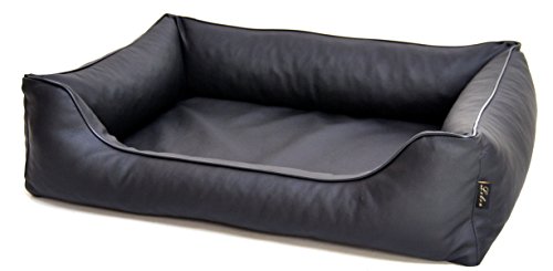 Lebon Hundebett Bruno 100 x 75 cm schwarz von Lebon