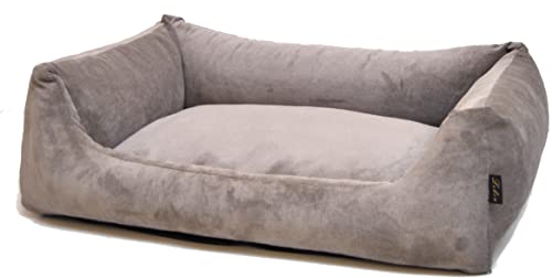 Lebon - Hundebett Gordon -Beige/Braun Kuschelweich mit Dicker Liegefläche- 3 Größen- Waschbar (L) von Lebon