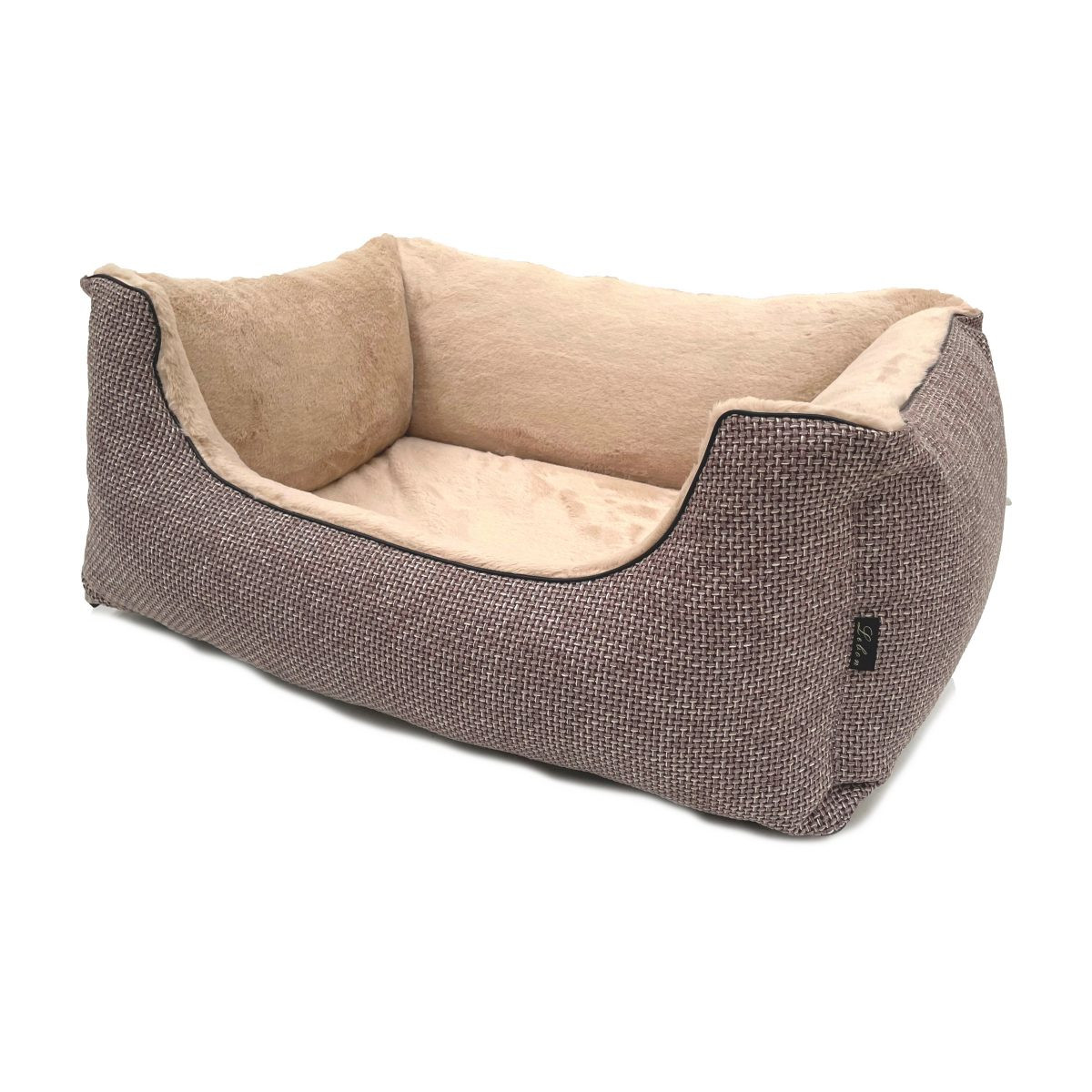 Lebon Hundebett Louis PLUS - Braun - 80 x 60 cm von Lebon