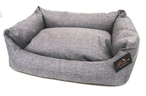 Lebon Hundebett Mino 70 x 55 cm grau von Lebon