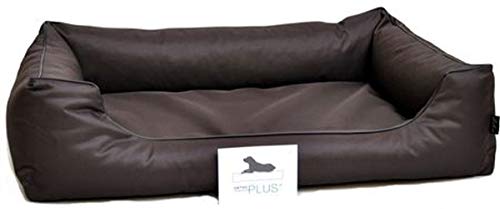 Lebon Hundebett Paula Plus - Dunkelbraun 120 x 90 cm - Sie erhalten 1 Packung/en von Lebon