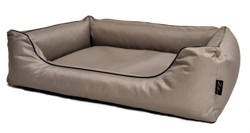 Lebon - Hundebett Paula Plus | Orthopädisch | 4 Farben | 4 Größen | Pflegeleicht | Schmutz- & Wasserabweisend (M, Beige) von Lebon