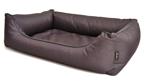 Lebon - Hundebett Paula Plus | Orthopädisch | 4 Farben | 4 Größen | Pflegeleicht | Schmutz- & Wasserabweisend (XL, Braun) von Lebon