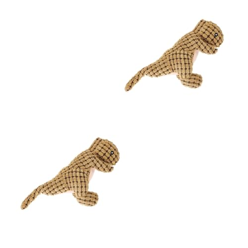 2 Stück quietschendes Dinosaurier-Spielzeug, robustes Hundespielzeug, Langeweile-Spielzeug, Zahnungsspielzeug, Dinosaurier-Hundespielzeug, unzerstörbares Hundespielzeug, Haustierzähne, Backenzahnspiel 2 Stück quietschendes Dinosaurier-Spielzeug, robustes Hundespielzeug, Langeweile-Spielzeug, Zahnungsspielzeug, Dinosaurier-Hundespielzeug, unzerstörbares Hundespielzeug, Haustierzähne, Backenzahnspiel von LecMy